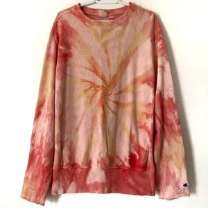 Champion Tie Dye Sweatshirt Size XL